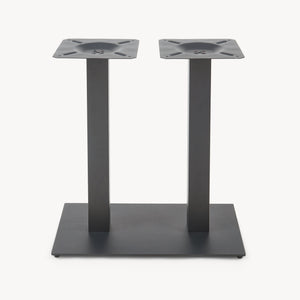 Telaio per Tavolo 'Fai da Te' Vadejord Struttura a 2 Gambe 70 x 40 x 73 cm - Nero [en.casa]