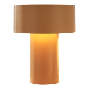 Lampada da tavolo Kömn metallo 37x30x30 cm marrone [lux.pro]