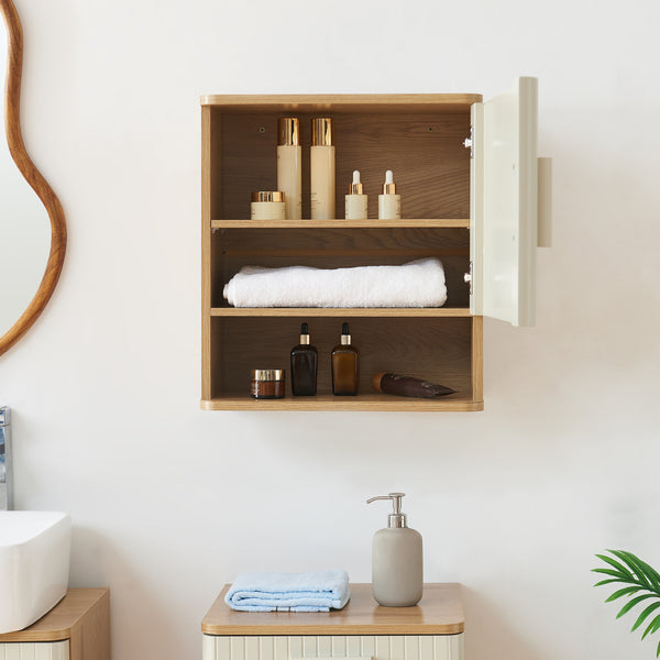 Pensile Ferrersp 50x45x24 cm effetto quercia/colore sabbia [en.casa]