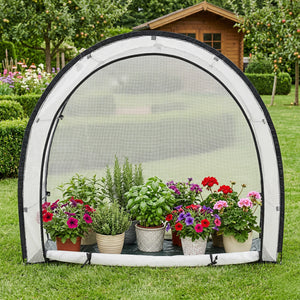 Serra da Giardino Larshasas per Coltivazione Pomodori e Piante 180x80x170 cm - Traslucido [en.casa]