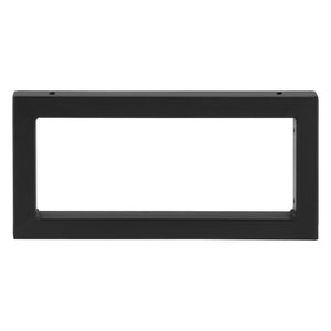 Set di 2 Supporti per Mobili Fai da Te Montaggio a Parete - (LaxA) Varie Misure - 2 Staffe in Acciaio per Mensole/Piani di Appoggio - Supporto Fino a 50 kg - Nero opaco