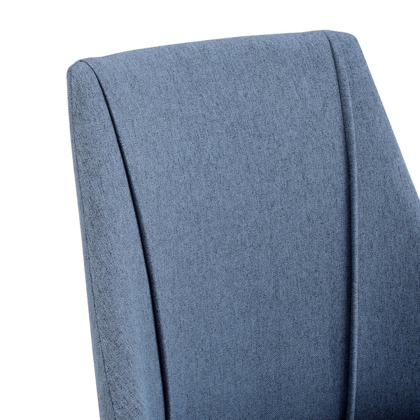 Set Danzig di 2 Sedie Imbottite da Sala Pranzo con Gambe in Metallo - Vari Colori [en.casa]