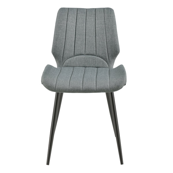 [en.casa] Sedia per Sala da Pranzo Pohorje 77 x 57,5 x 46 cm Set di 2 Imbottito