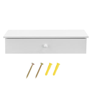 Mensola da parete Larvik con vano portaoggetti Grigio scuro en.casa