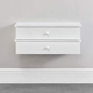 Mensola da parete Larvik con vano portaoggetti Grigio scuro en.casa