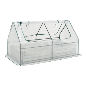 Aiola rialzata con serra Balsorano 186x96x98 cm [en.casa]