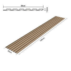 Set Borger di Pannelli Murali 3D - Effetto Rovere Chiaro NEU.HOLZ
