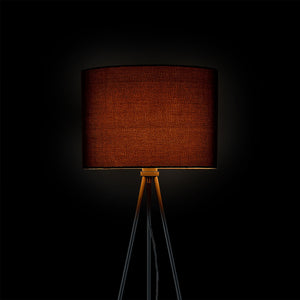 Lampada da terra base girevole 1x E27 Ø 29,5 x 150 cm Nero lux.pro