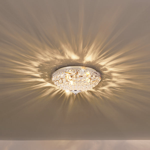 Plafoniera cristallo artistico Lydia Ø40cm [lux.pro]