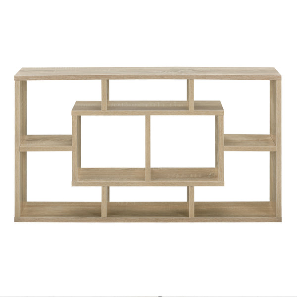 Mensola da parete Saputit 85 x 47,5 x 16 cm Mensola sospesa in effetto quercia en.casa