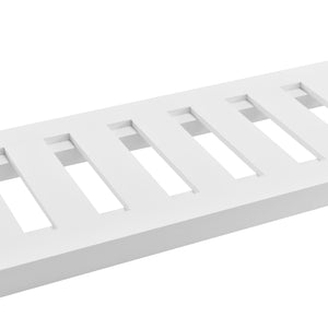 Mobile bagno Anderlecht 54x60x15 cm scaffale con 3 ripiani bianco en.caa