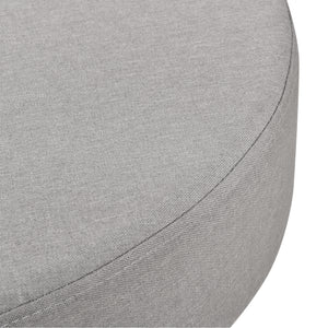 [en.casa] Poggiapiedi 40 x 60 cm con Gambe in Metallo Pouf / Sedile Basso per Bambini - Grigio