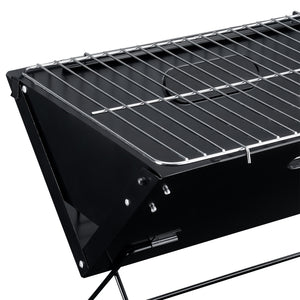 [pro.tec] Griglia Portatile da Campeggio Barbecue da Picnic in Acciaio Griglia Pieghevole da Giardino 45 x 30 x 30 cm BBQ all'Aperto