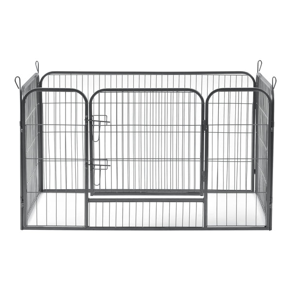 Recinto Gabbia per Piccoli Animali in Acciaio con Porta 125 x 85 x 70 cm pro.tec