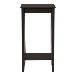 Tavolino da Divano 74 x 38 x 30 cm Tavolo da Salotto/Soggiorno/Cucina Tavolino in MDF con Ripiano Portaoggetti Portafiori - Color caffè