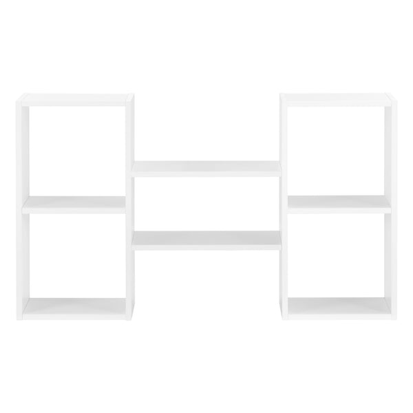 Mensola da parete Lillesand con 5 ripiani 101x18x60 cm Bianco [en.casa]