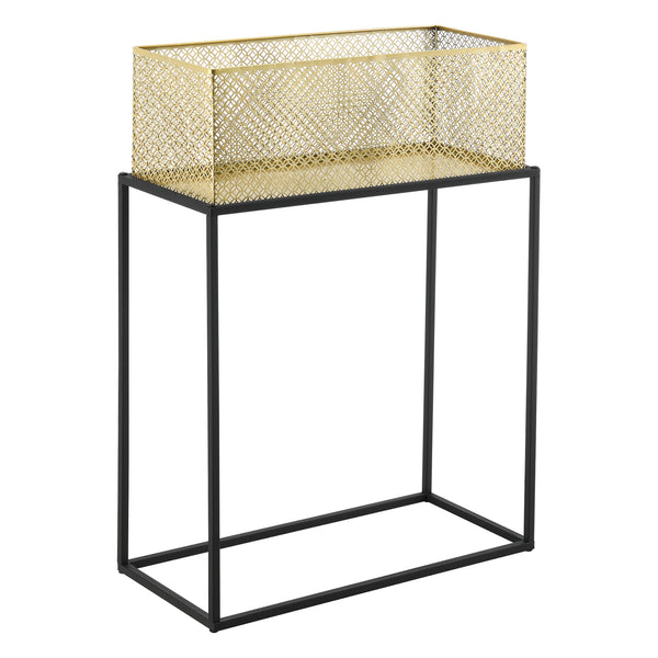 Porta fiori Anderlues set da 2 nero/ottone en.casa