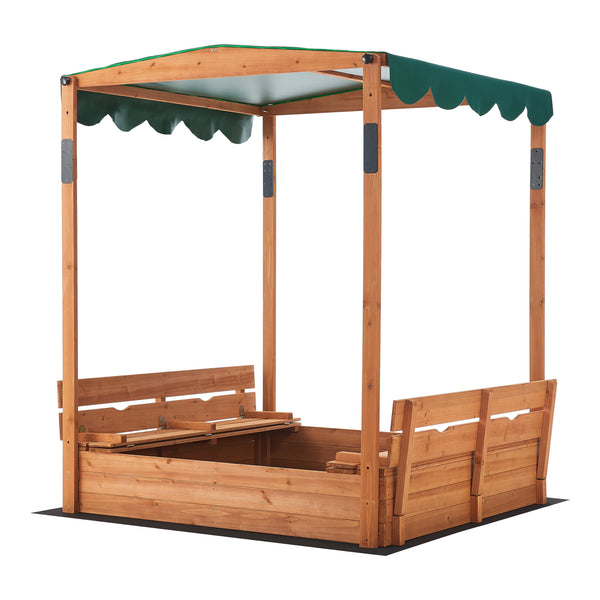 Sandbox Pitsunda con tetto regolabile in altezza 145x118x118cm [en.casa]