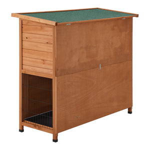 Gabbia per conigli Falkenau recinto per piccoli animali 104x122x50cm legno di abete [en.casa]