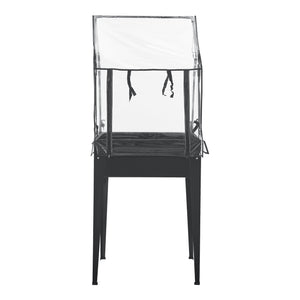 Aiola rialzata con serra Katwijk 60x60x152cm Acciaio Antracite [en.casa]