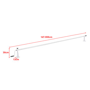 Avvolgitore 'Oliveti' per Telo da Piscina e Solare, Barra Telescopica 147 - 555 cm [en.casa] 