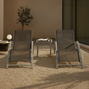 Set di mobili da giardino Binetto 3 pz. [en.casa]