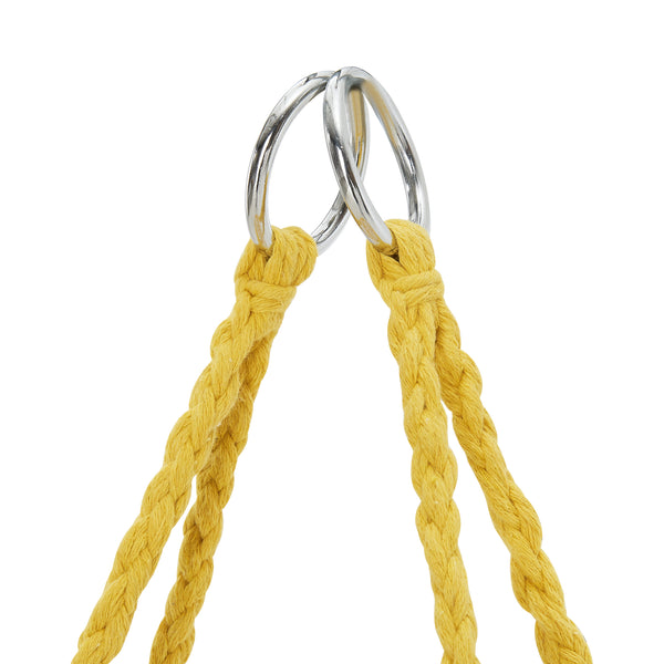 Sedia sospesa Jaina max. 120 kg Giallo [en.casa]