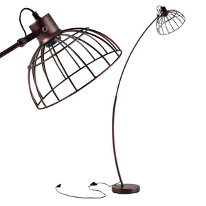 Lampada da terra Portsmouth ruggine [lux.pro]