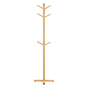 Appendiabiti Jämsä 176 x 38 x 38 cm 12 ganci Bambù Naturale [en.casa]