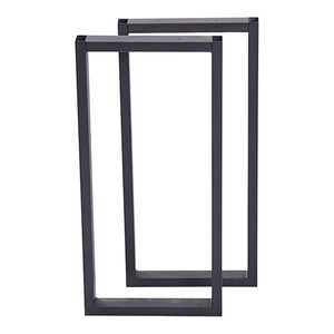 Struttura del tavolo Møldrup 56x27cm Nero [en.casa]