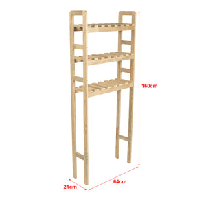 Scaffale per lavatrice Alslev 160x64x21cm [en.casa]