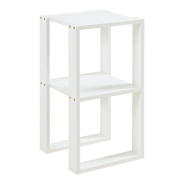 Tavolino Thyholm 55x30x30 cm Bianco [en.casa]