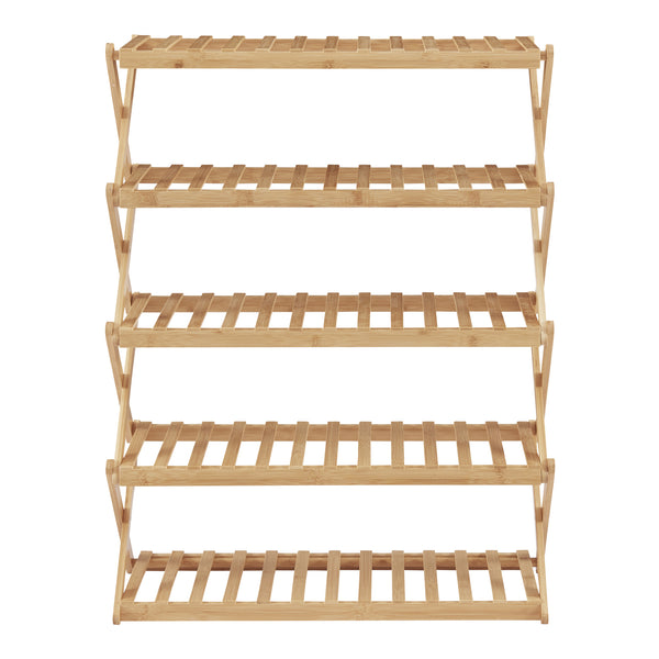 Scaffale pieghevole per scarpe Fitzbek [en.casa]