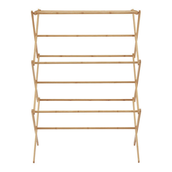 Stendibiancheria pieghevole Grinau in bambù [en.casa]