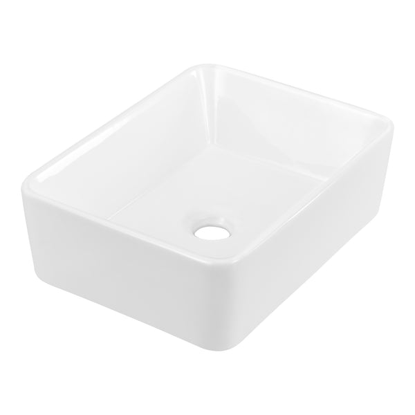 Lavabo da Appoggio Svendborg 13x40x30 cm Ceramica - Bianco [neu.haus] 