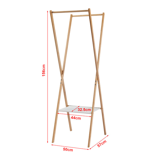 Appendiabiti pieghevole Iisalmi in bambù [en.casa]