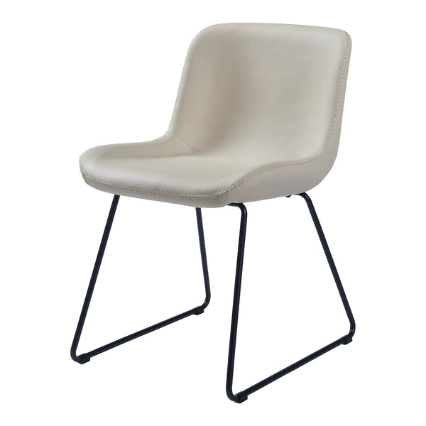 Sedia da pranzo Kannus set da 2 beige [en.casa]