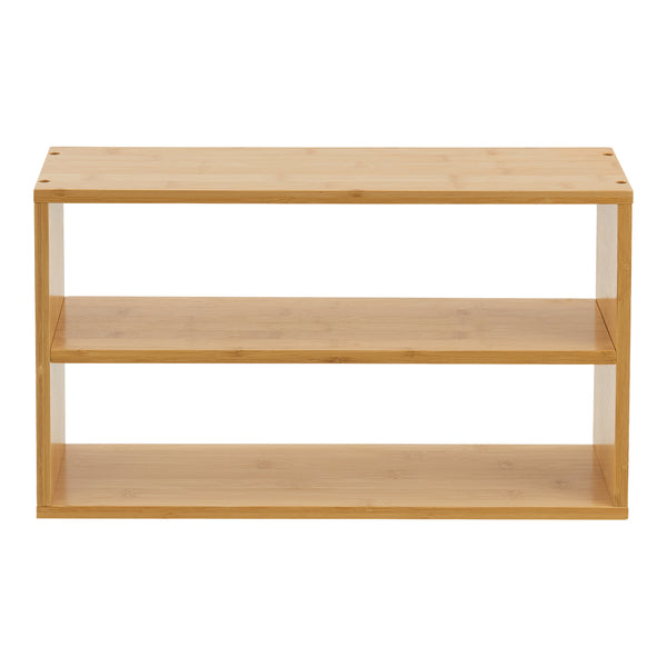 Mensola da parete Gol 50x15x30 cm Bambù [en.casa]