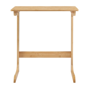 Tavolo da Divano Hægebostad a Forma di C 65 x 60 x 40 cm Bambù Naturale [en.casa]
