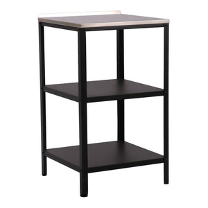 Set da esterno Bolognano Scaffale e armadio Nero, opaco [casa.pro]