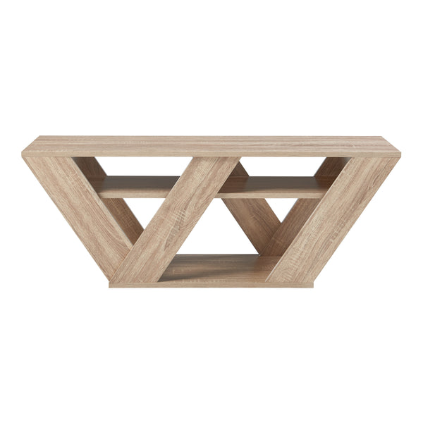 Mobile TV Nome Trapezoidale a 3 Piani - Effetto Rovere [en.casa] 