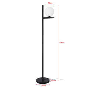 Lampada da Terra Aberdaron Paralume Sferico - lux.pro