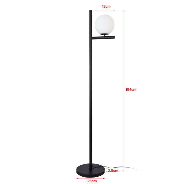 Lampada da Terra Aberdaron Paralume Sferico - lux.pro