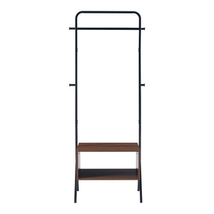 Appendiabiti Averøy 180x74x42cm Nero/Noce [en.casa]