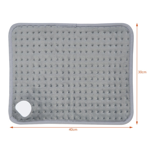 Cuscino riscaldante elettrico Bella 80W 40x30cm Grigio [en.casa]