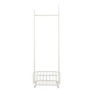 Appendiabiti su ruote Risør Acciaio Bianco [en.casa]