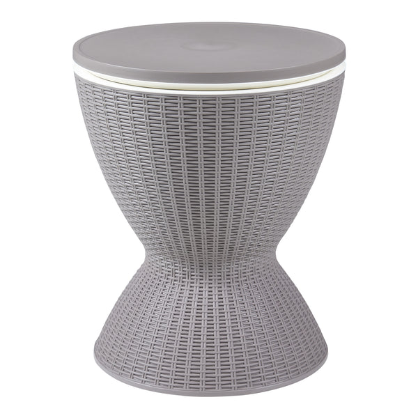 Banco refrigerato Atessa 58x48,5cm Marrone chiaro [casa.pro]