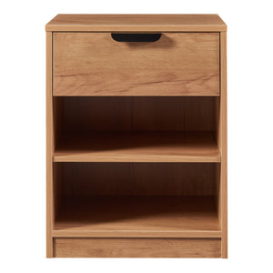 Comodino Varkaus 55x43x40cm effetto quercia [en.casa]