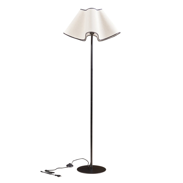 Lampada da terra Ashton 153cm Nero/Bianco [lux.pro]