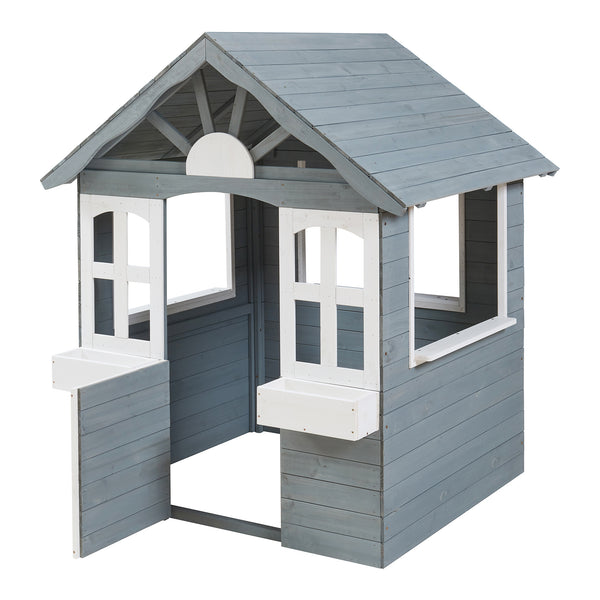 Casetta Giocattolo Vesa da Giardino in Legno di Abete 138x120x102 cm casa.pro